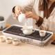高档小茶盘一人用小茶台茶具茶盘家用2021新款 茶具托盘小型茶台轻