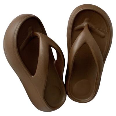 厚底夏季外穿软底增高防滑凉拖鞋