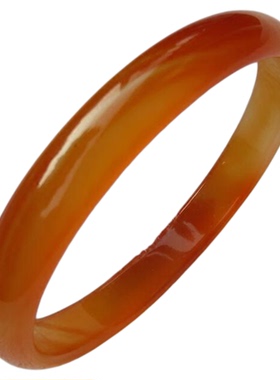 特大号巴西红玛瑙女款水晶手镯