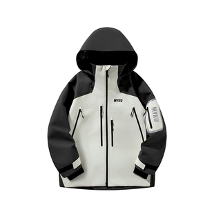 MYKU脉酷光芒2.0单双板滑雪服男女款3L全压胶防水硬壳冲锋衣