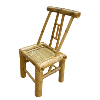 竹椅子竹椅竹罐罐茶儿童拍摄道具