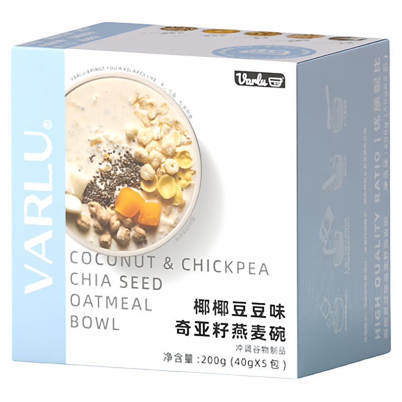 瓦露奇亚籽燕麦冲泡营养谷物奶昔