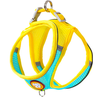 小型犬背带脖圈项圈溜猫绳防咬断幼犬狗狗牵引绳狗狗的专用背心式