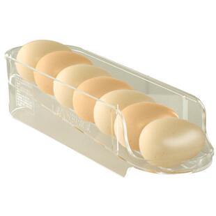 汉世刘家鸡蛋收纳盒冰箱用滚动式侧门自动式滚蛋架托厨房收纳整理