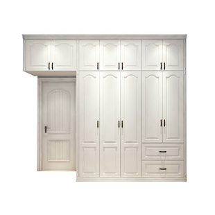 好莱客推拉门衣柜定制 轻奢风全屋定制卧室衣橱柜子家具家装定做