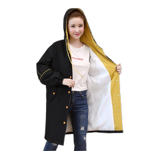 2019冬新款潮中长款加厚韩版棉服1