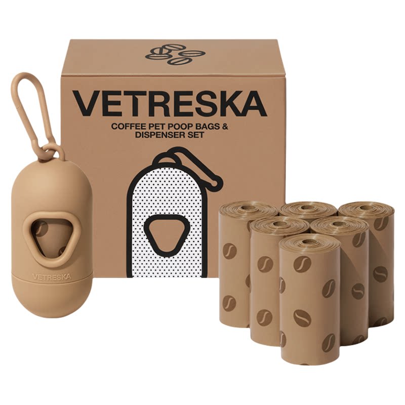 未卡咖啡胶囊狗狗拾便器遛狗加厚款外出捡屎袋猫砂垃圾袋拾便神器