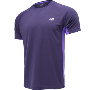Newbalance网球服男子澳网新款T恤圆领短袖上衣快干透气 MT53411