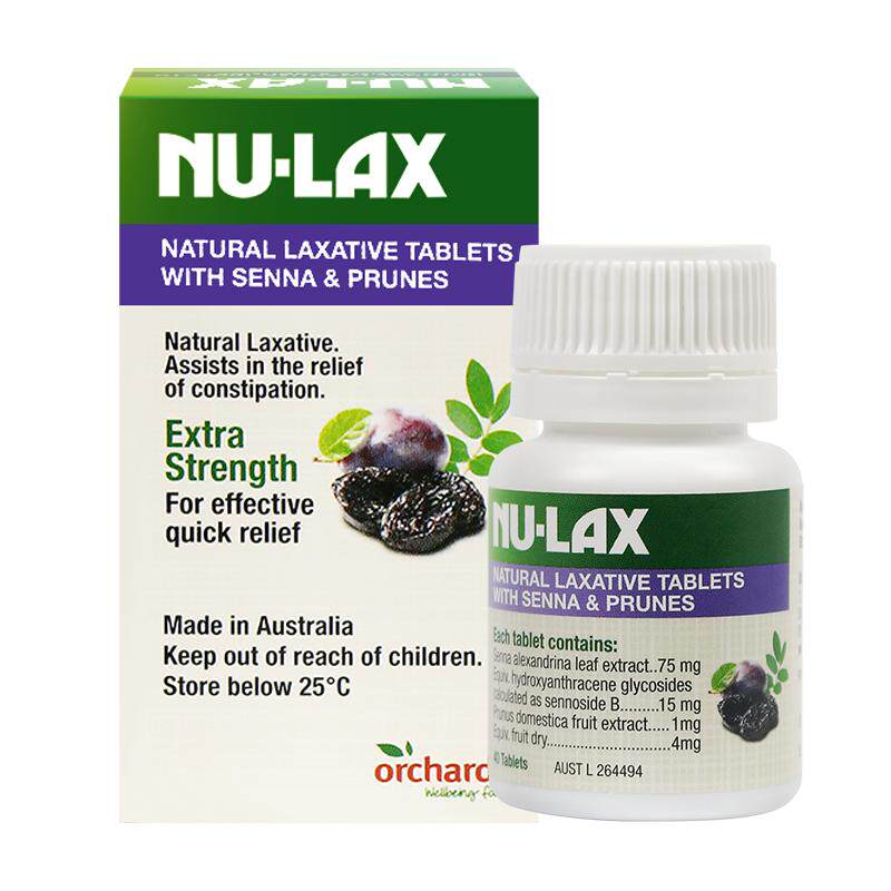 澳洲nulax乐康片加强版酵素便秘西梅芦荟膳食纤维促排噗噗便通片 洲乐实拍商品图