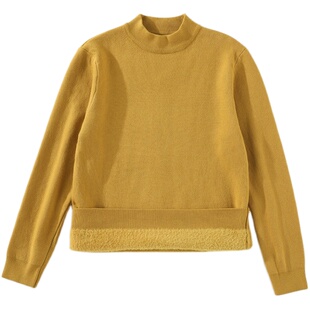 特价 亲肤马卡龙色彩保暖加绒长袖打底衫男一体绒内搭半高领毛衣