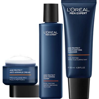 欧莱雅男士紧致套装抗老护肤品