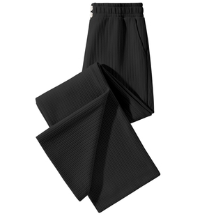 都市丽人休闲裤子女2025新款秋冬季加绒厚大码宽松雪尼尔阔腿裤X