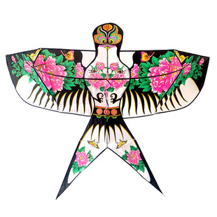 潍坊新款沙燕风筝微风易飞大型立体儿童成人传统中国风燕子配线轮