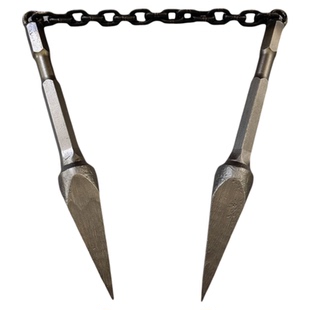 全钢加重双节棍实战判官笔二节棍车载破窗器防身打狗双截棍大威力