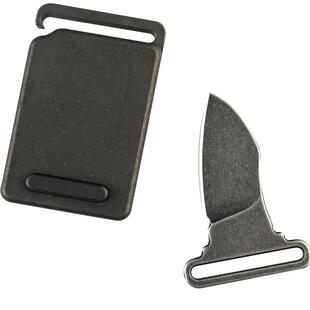 CooYoo CF20K 钛合金插扣刀 腰带刀 表带刀 EDC小刀