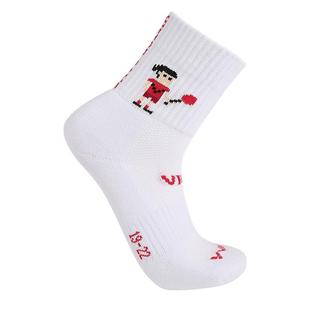 VICTOR胜利儿童羽毛球袜男童女童运动袜加厚毛巾底小孩儿运动袜子