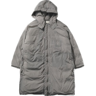 韩版冬季超厚面包棉服纯色百搭基础加厚保暖连帽长款棉衣外套男女