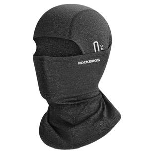 洛克兄弟骑行头套加绒保暖秋冬季防风护脸面罩摩托车机车头盔内衬