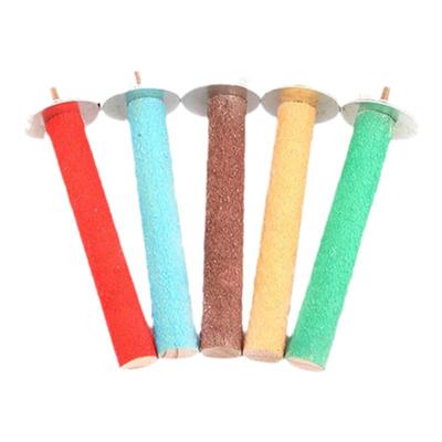 鹦鹉磨爪棒玄凤虎皮牡丹小太阳和尚专用站棍站杆磨砂站花椒木啃咬