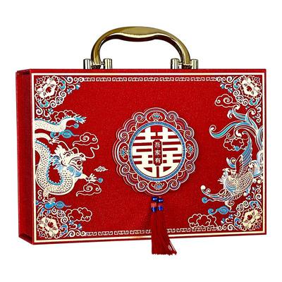 订婚礼金箱中式彩礼钱盒子