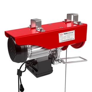 沪工微型电动葫芦无线遥控220v小型吊机家用提升机升降上料起重机