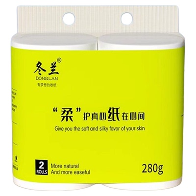 冬兰无芯卷纸家用5层加厚卫生纸