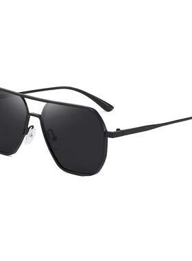 高端铝镁男士方框墨镜