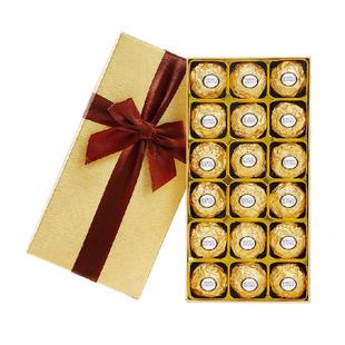 费列罗巧克力18粒七夕礼物年货节礼品女友生日伴手礼高档礼盒