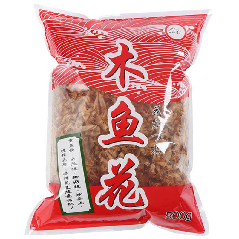 一休屋昆布木鱼花日式关东煮柴鱼片章鱼小丸子鲣鱼商用大包装500g