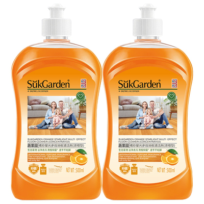 蔬果园地板清洁剂洁净去污