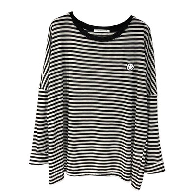 长袖韩版薄款笑脸棉质