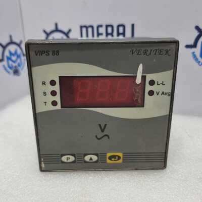 Veritek VIPS88 3 Phase Voltmeter Aux.Sup 240V AC