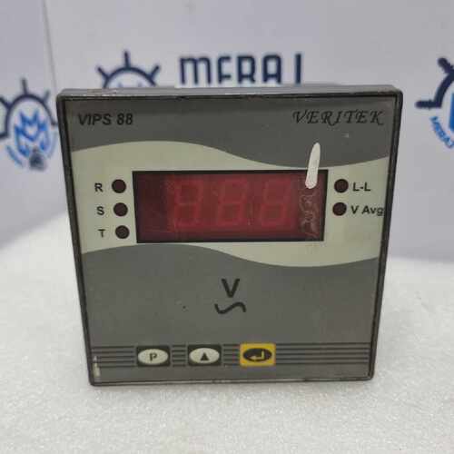 Veritek VIPS88 3 Phase Voltmeter Aux.Sup 240V AC