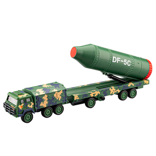 东风5C导弹合金模型军事火箭车大炮发射玩具车导弹车儿童坦克玩具