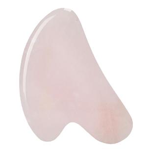 OCE家品粉晶石心形按摩板手动手持式手部颈部背部家用多用刮痧板