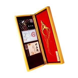 龙宝野山参长白山二等人参过节实用补品礼盒