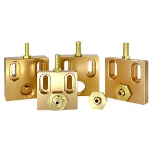 线切割配件大全 大铁机炳丰中走丝机床眼膜座 铝合金喷水板水嘴板