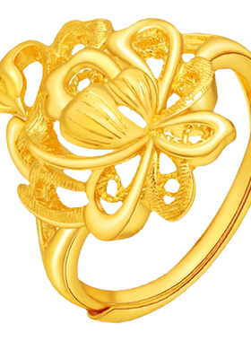 老庙凤凰于飞吉祥美满活口戒指