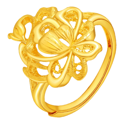 老庙凤凰于飞吉祥美满活口戒指