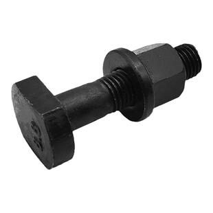 8.8级T型压板螺丝螺母套装高强度黑色梯形加长螺栓冲铣床槽用螺杆