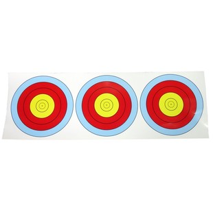 射箭靶纸 加厚粘贴款全环三联半环不干胶箭靶贴纸反曲复合靶环