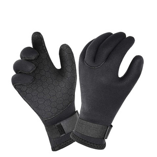 3mm潜水手套户外渔猎保暖防寒赶海防滑防割耐磨擦游泳摸鱼手套