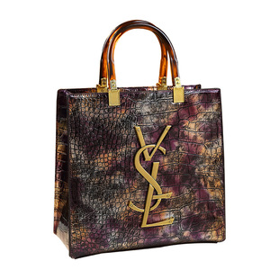 鳄鱼纹真皮女包2025新款时尚百搭气质百搭牛皮托特包手提单肩斜挎