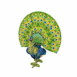 中国国家地理梦巴格 为自然发声系列第二弹1 国潮拼插纸模仿真