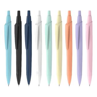 【1秒速干】施耐德中性笔reco德国进口学生专用黑笔大容量走珠笔换G2笔芯考试文具高颜值签字圆珠水笔0.5+mm