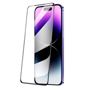 适用苹果17/16/15钢化膜iphone14promax手机膜13pro全屏覆盖mini十三四por新款plus防指纹全包防摔高清保护膜