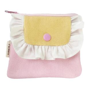 Imhere原创手工lolita少女公主风荷叶边小卡包零钱包月事卫生巾包