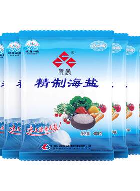 鲁晶400g未加碘精制海盐