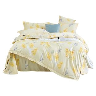 【门店同款】歌莉亚床上四件套莱赛尔冰凉感可水洗床单床笠被套