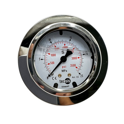 海天注塑机tecsis油压表气压背接